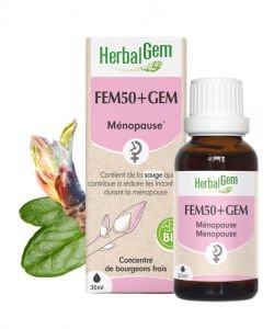 Fem50+Gem - Ménopause BIO, 30 ml